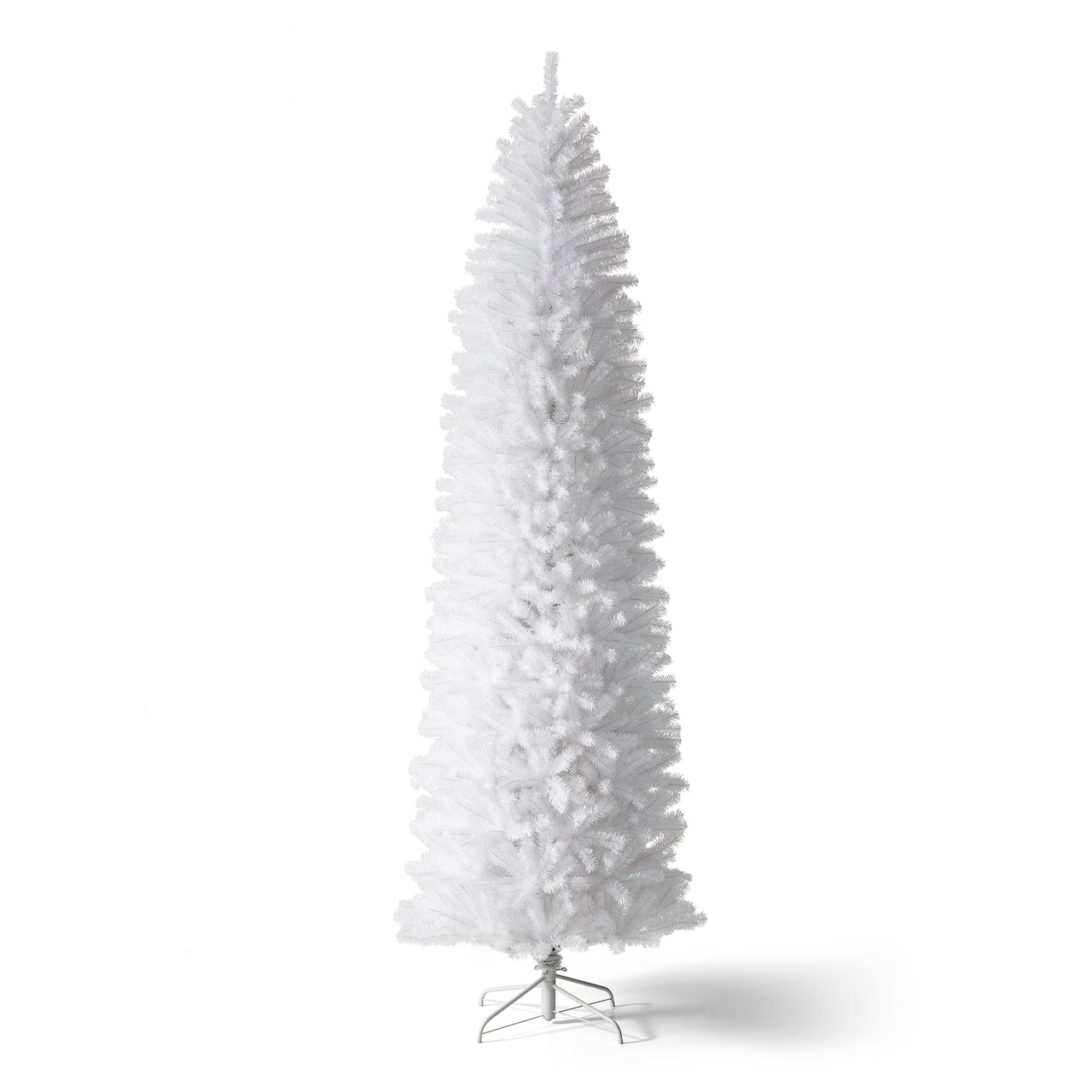 9ft. Unlit White Pencil Tinsel Artificial Christmas Tree